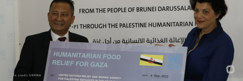 Brunei donates emergency food assistance for Palestine Refugees in the Gaza Strip