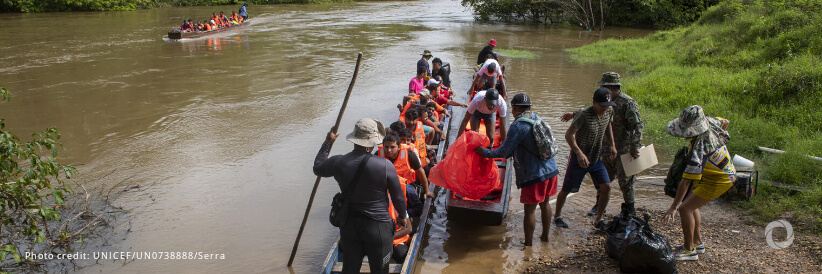 Record number of children crossing the Darien Gap toward the US this year